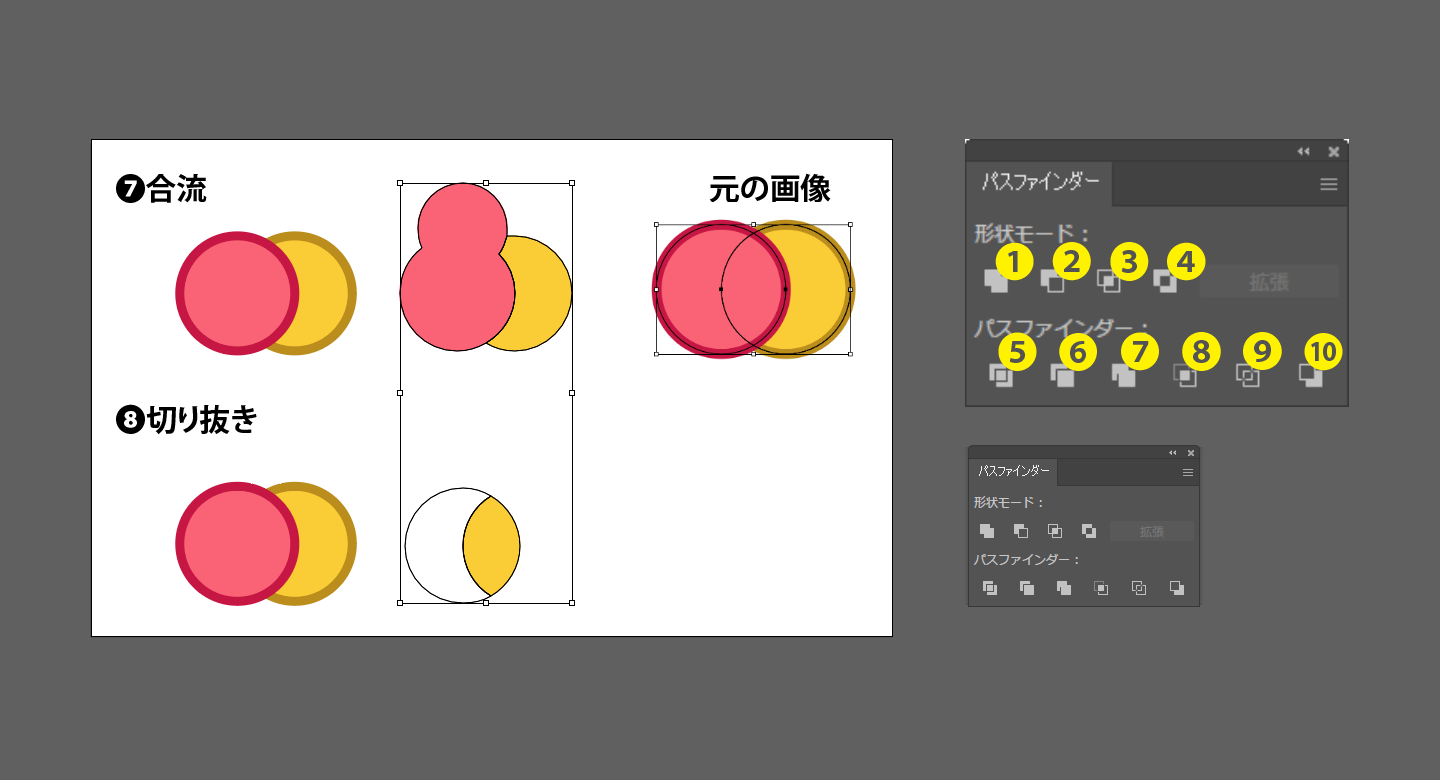 チュートリアル Illustrator イラレの複合パスと使い方！！Euphoric 