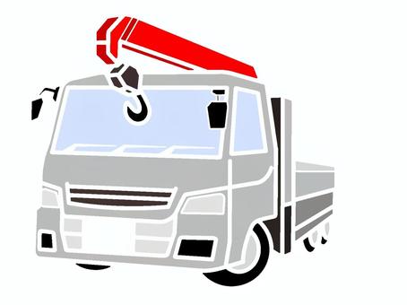 トラッククレーン : イラストのダウンロード