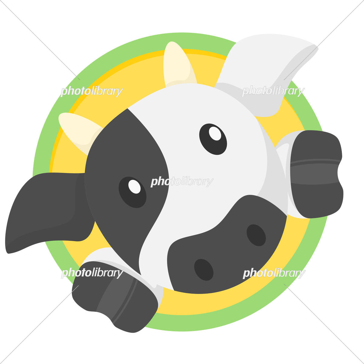 牛のアイコン イラスト シルエット 丑 シンプルのイラスト素材67806502- PIXTA