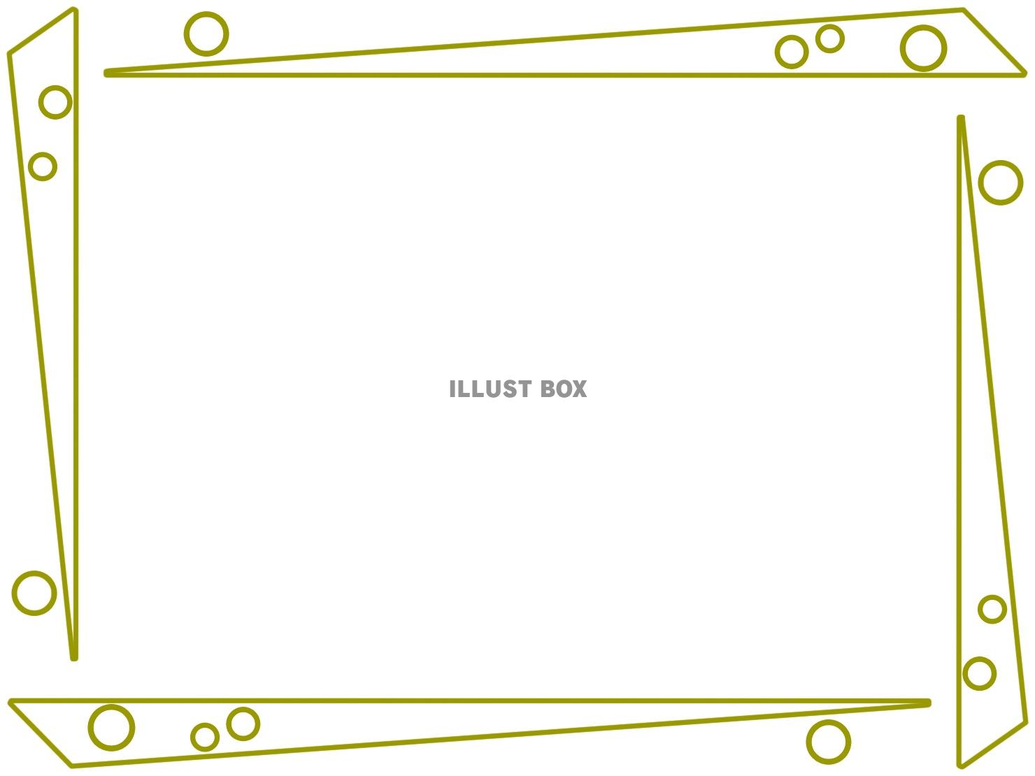 シンプルな線画のフレーム、リボン、バナーのデザインセットのイラスト素材189834154 毎月1点無料 フリー のストックフォト イメージマート