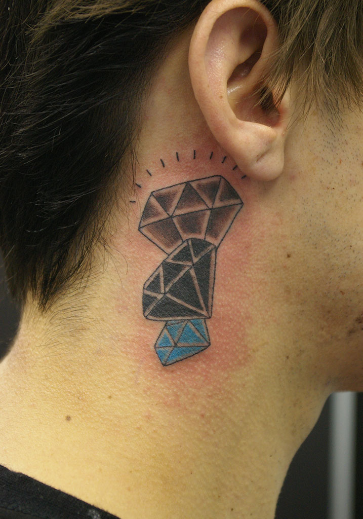 宝石の王様デザインタトゥーシールCALARITO