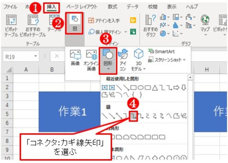 矢印線を好きなポイントで好きな回数直角に曲げる方法 PowerPoint-備忘録 2Nラボ備忘録