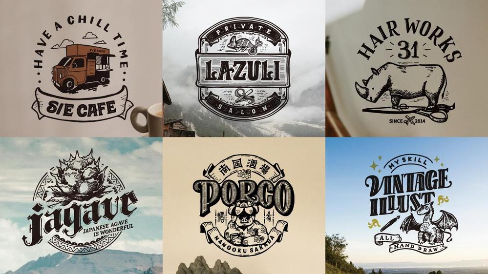 アメリカンロゴデザイン