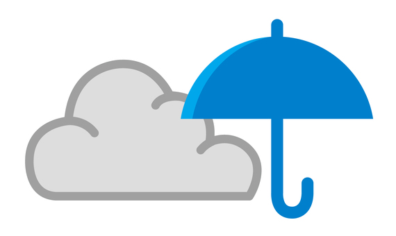 曇りのち雨のピクトグラム、アイコン、イラスト素材を無料 フリー ダウンロード