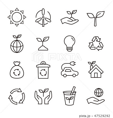 エコ エコロジー アイコンのイラスト素材47529290- PIXTA