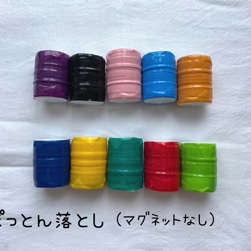 100均で1歳児の手作りおもちゃ 絵合わせマグネットこりす村〜1歳児母の子育てブログ