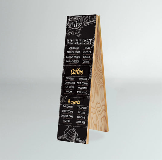 決め手」の手書きイラストＡ型看板が大活躍！制作実例東興包装材料