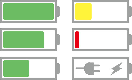 モバイルバッテリー 大容量イラストレイン🚂 - イラスト無料素材