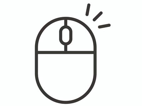 マウスでボタンをクリックするイラストのイラスト素材53828977- PIXTA