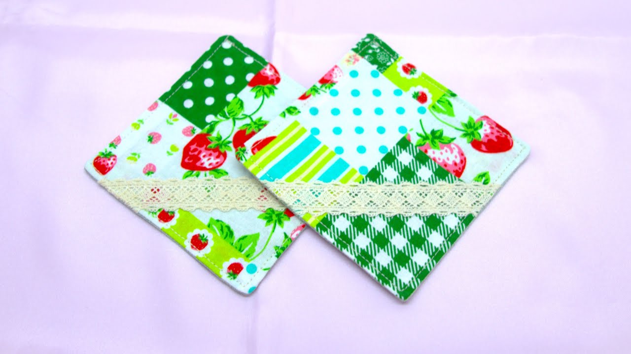 布コースターの作り方 手順8その他その他 アトリエハンドメイドレシピ 作り方 と手作り情報サイト