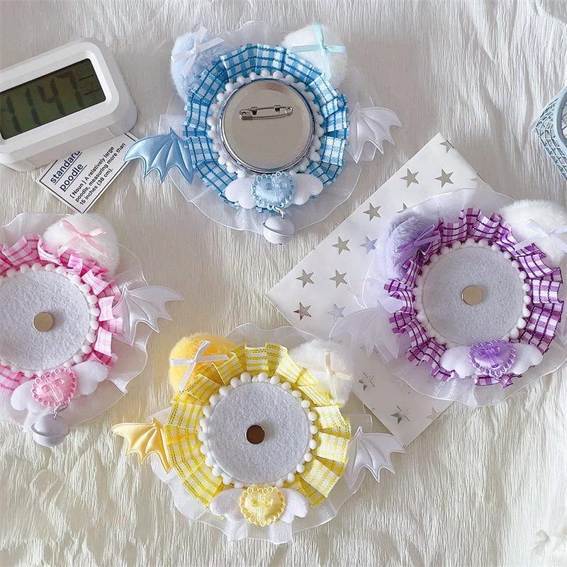 100均DIY すとぷりグッズを手作り！可愛い缶バッチリボンロゼットの作り方