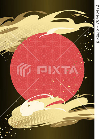 和風 桜 金箔 POP チラシ フレーム 背景 02のイラスト素材154722922- イメージマート