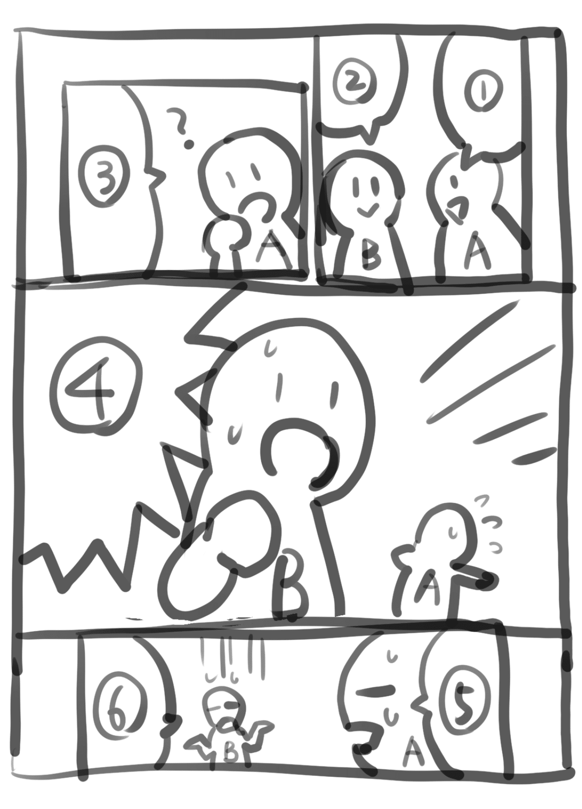 超初心者向け！漫画のネームとは？意味、作り方解説、作例まで - イラスト・漫画 マンガ 教室 egaco エガコ