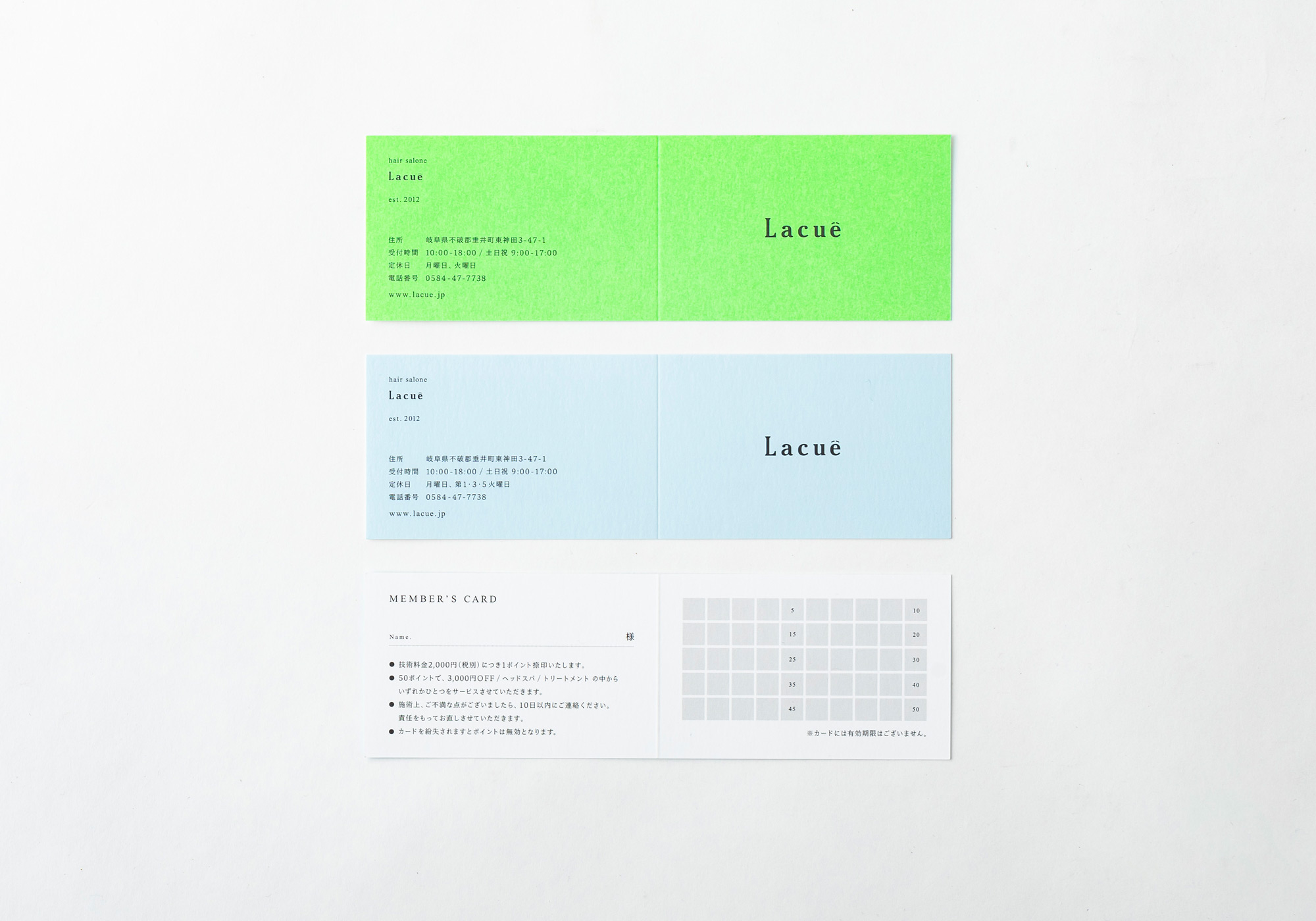 VIP会員メンバーズカードエステ・クリニック・マッサージ・リラクゼーションサロンデザイン作成印刷 名刺・ショップカード・診察券・チラシ