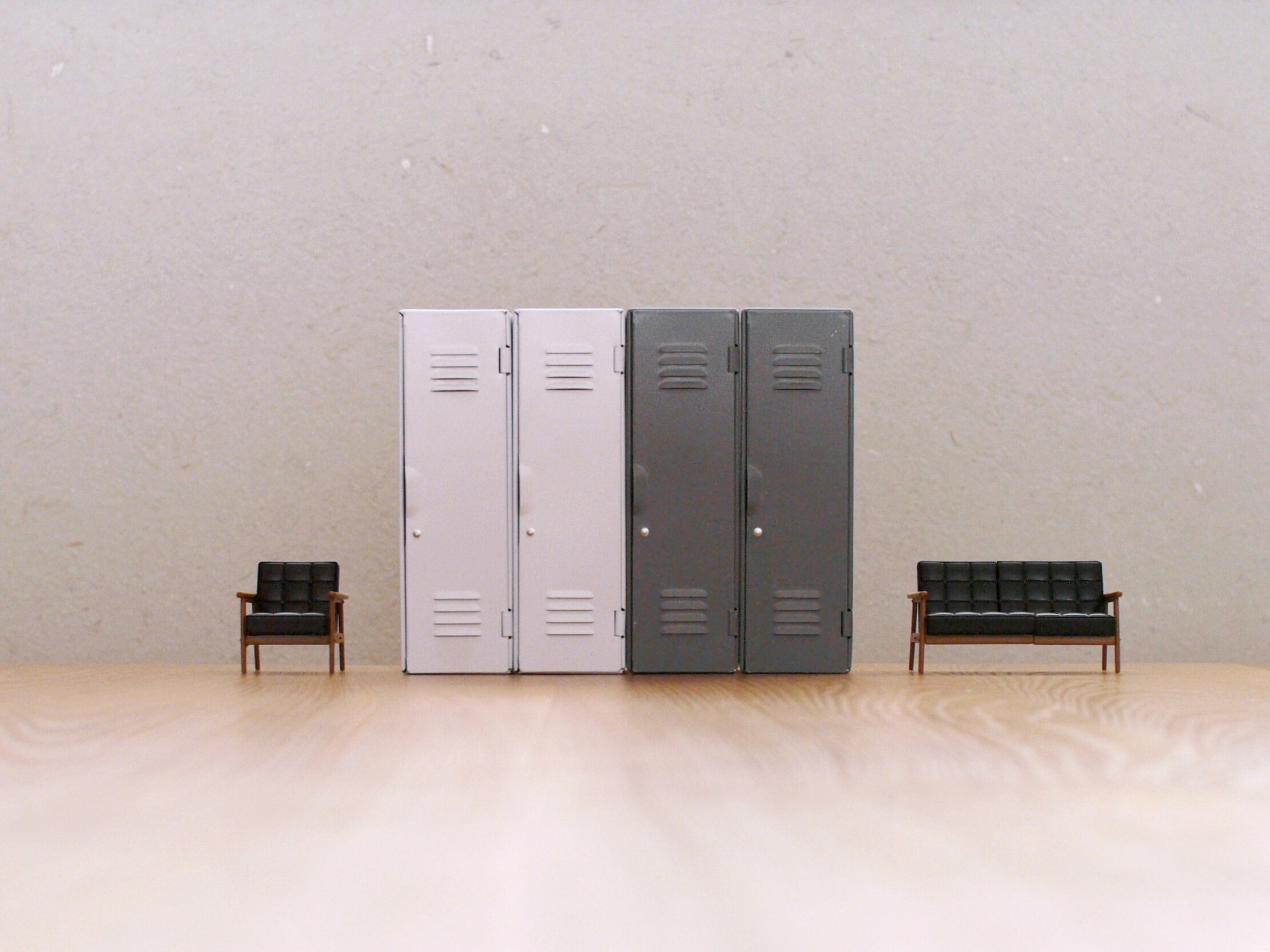 ロッカー ミニチュア セリア