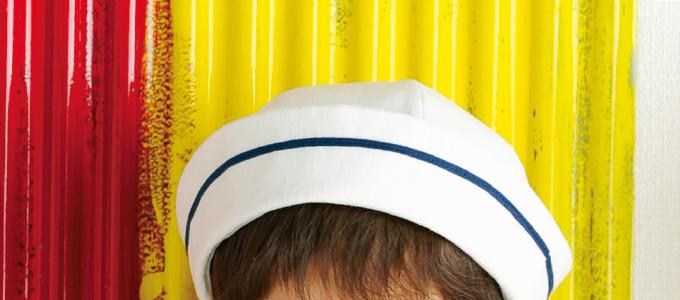 かぶれる帽子の簡単な折り方『水兵さんの帽子』簡単6ステップORIGAMI