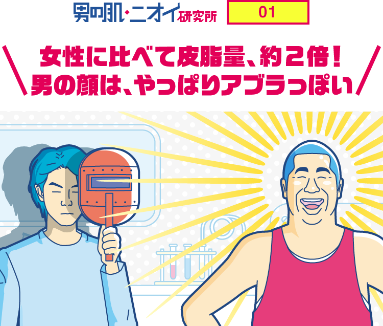 脂ギッシュな男必見！顔のテカリやべたつきを防止する方法は？ | ビューティ |