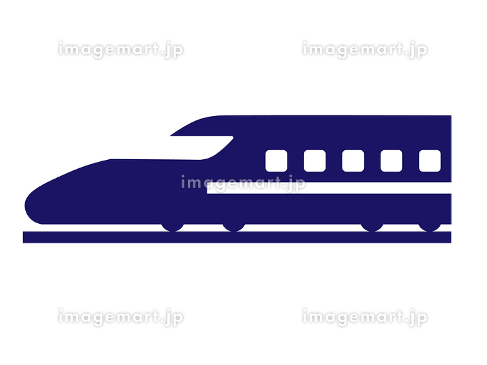 新幹線のシルエットアイコン - ONWAイラスト
