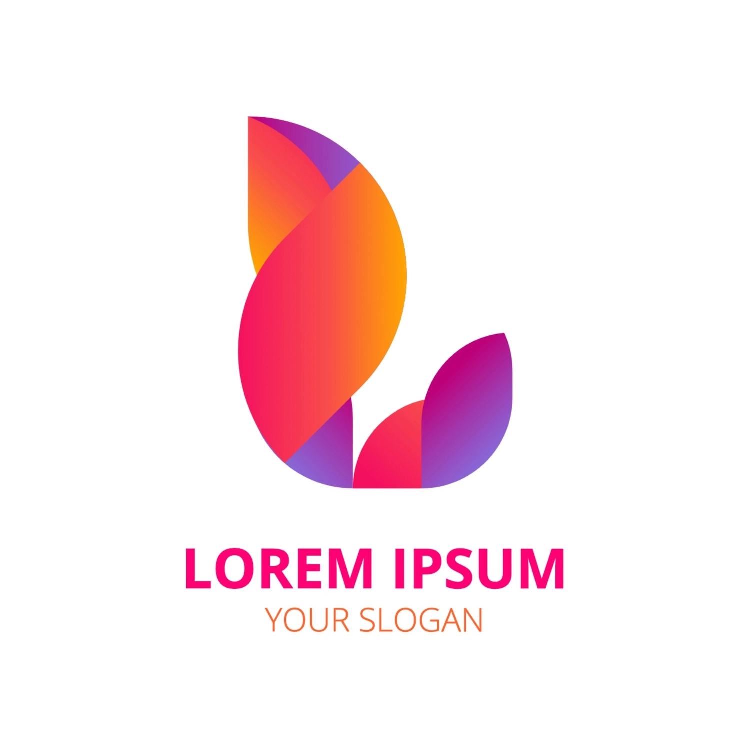 グラデーションロゴの無料ロゴテンプレート 2511 - デザインAC