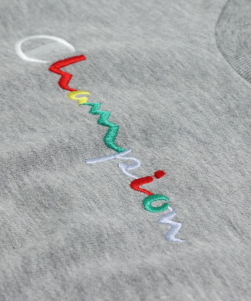 Champion チャンピオン Tシャツ カラフルロゴ 刺繍 M ユニセックス トップス