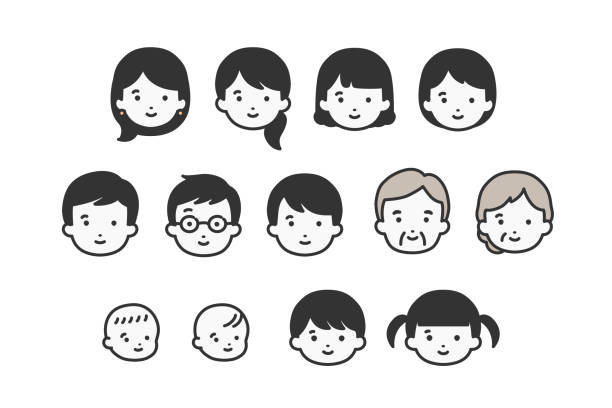 くま耳 初期アイコン シンプルでかわいいフリー素材かくぬる素材工房