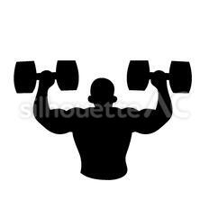 筋トレしている人 男 のイラスト商用可・フリーイラスト素材集ちょうどいいイラスト