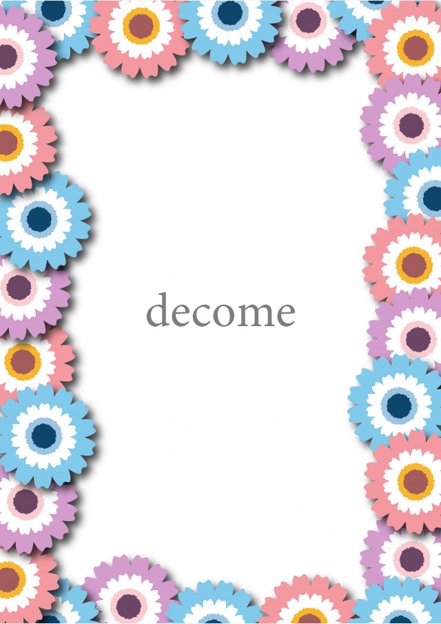 縦長ミニフレームの詰め合わせ２：イラスト無料