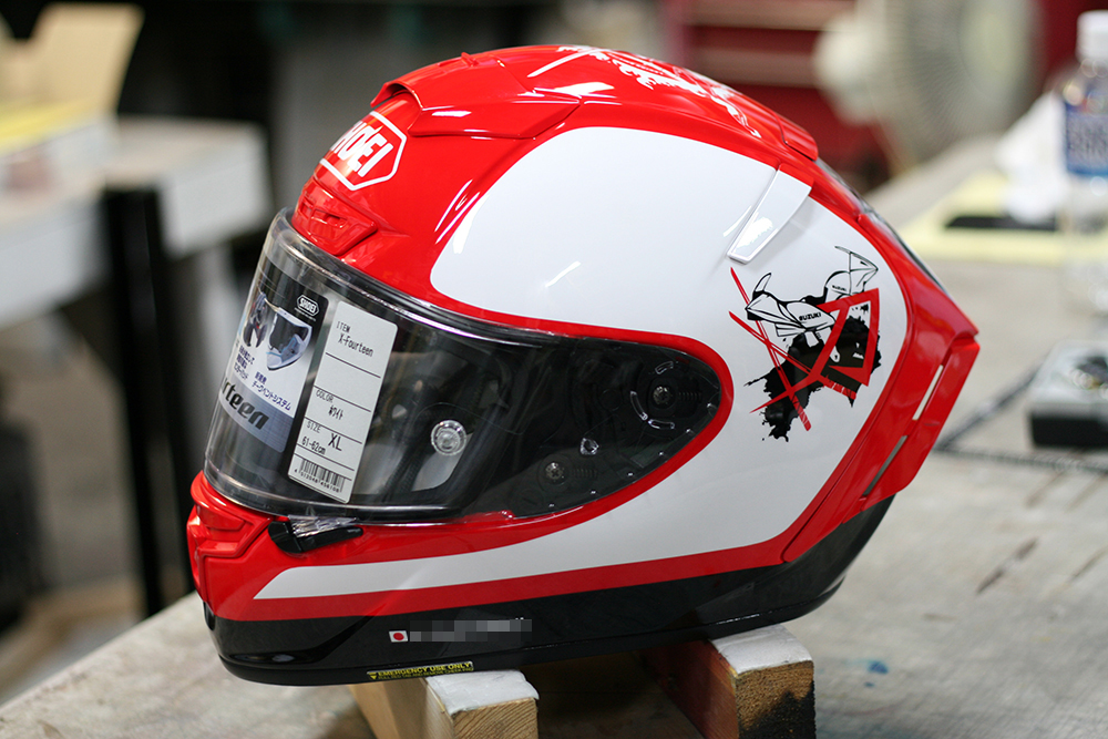 HELMET PAINT 284 ARAI GP6S EASY PAINT D-30 - monocolle