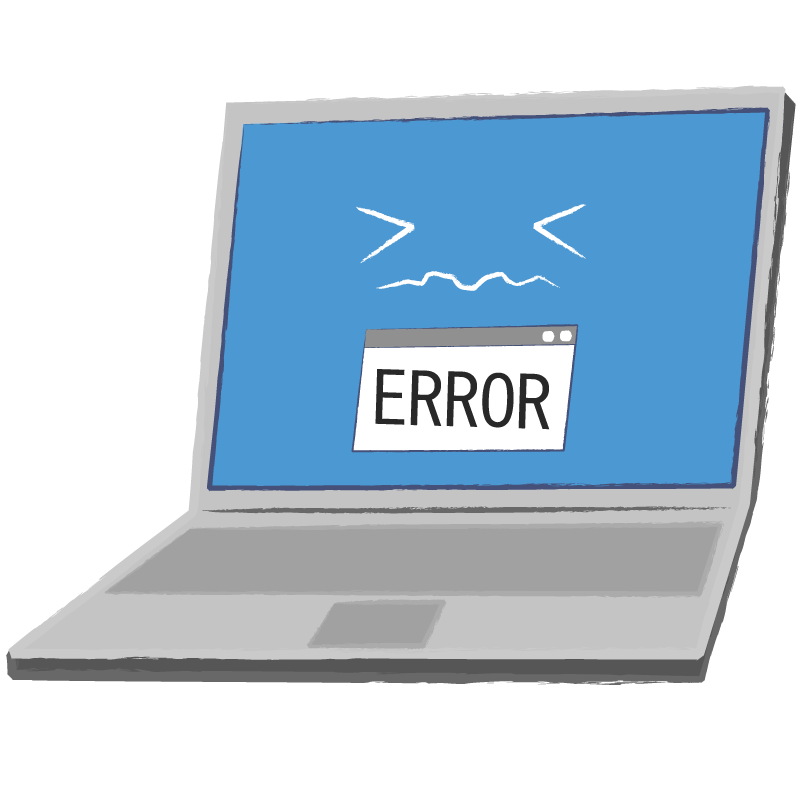 エラーマークイラスト無料イラスト・フリー素材なら「イラストAC」