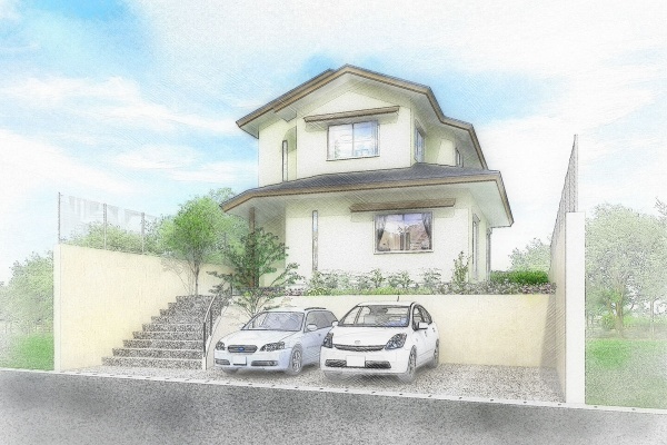 風と光と暮らす家 CGパースと建て主の方の手描きパース東京の建築家 設計事務所アーキプレイスの家づくりブログ