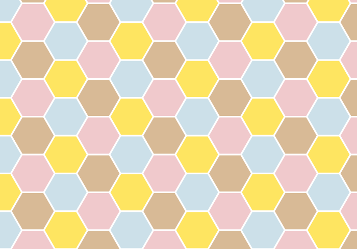 背景21 ハニカムパターン イラスト