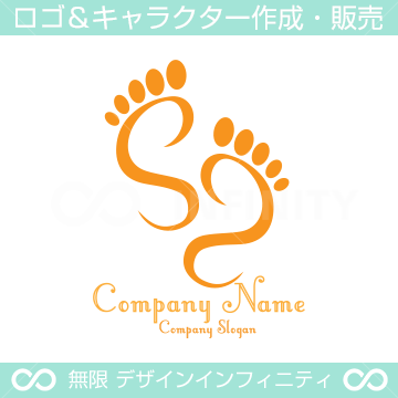 ロゴマーケット logomarket- 「シンプルな足」 「足 足跡 」をモチーフにしたフラットでシンプルなシンボルマーク です。正円だけを組み合わせて表現した「足」はスタイリッシュ、モダンな印象です。「癒し」「リラックス」「リフレッシュ」「クリエイティブ