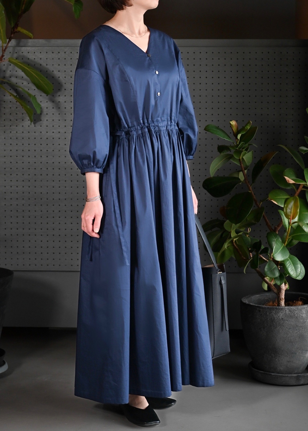 タック切り替えワンピース型紙 パターン ＭAtelier-Dream＠花塚洋裁店