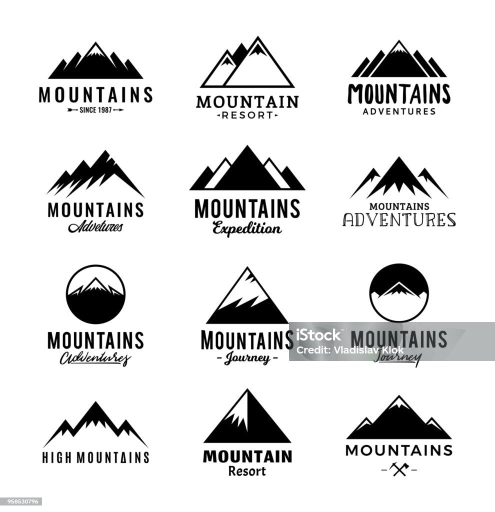 山のロゴのイラスト素材・ベクター Image 67433873