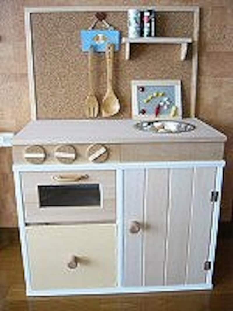 おままごとキッチンを手作り！ カラーボックスを使った簡単な作り方DIY・日曜大工All About