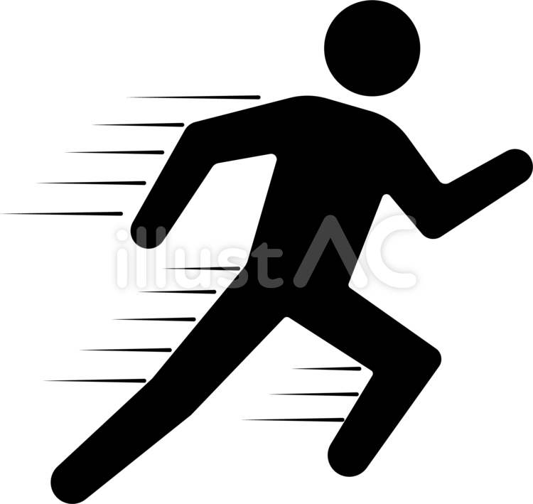 ランナー 走者 ピクトグラム 走るのイラスト素材 - PIXTA