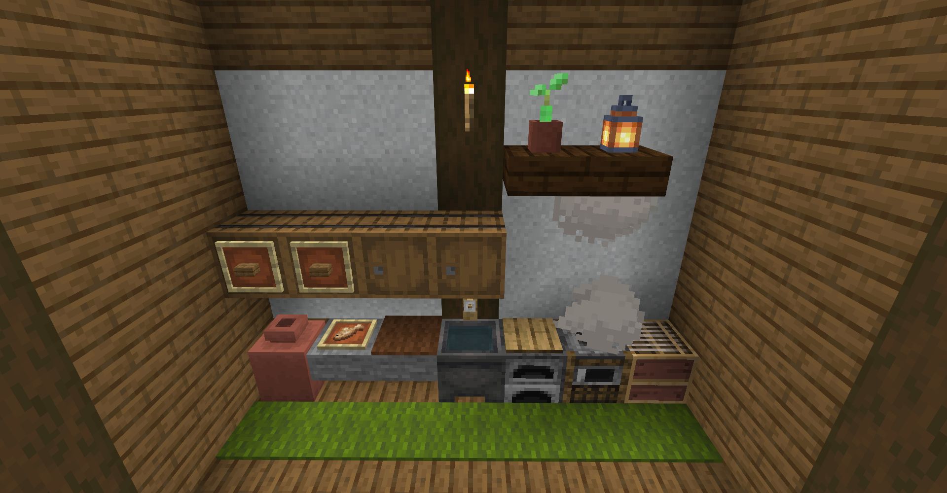 マイクラ 配色バランスがとれたおしゃれな内装の作り方おしゃクラ！公式ブログ