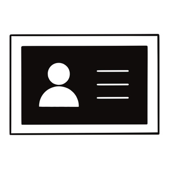 名刺アイコンイラスト無料イラスト・フリー素材なら「イラストAC」