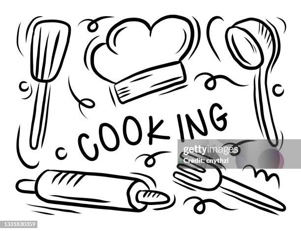 モノクロキッチンイラスト - No: 22737256無料イラスト・フリー素材なら「イラストAC」