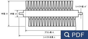 直線ブラシ・チャンネルブラシ工業用ブラシ開発製造の昭和工業株式会社