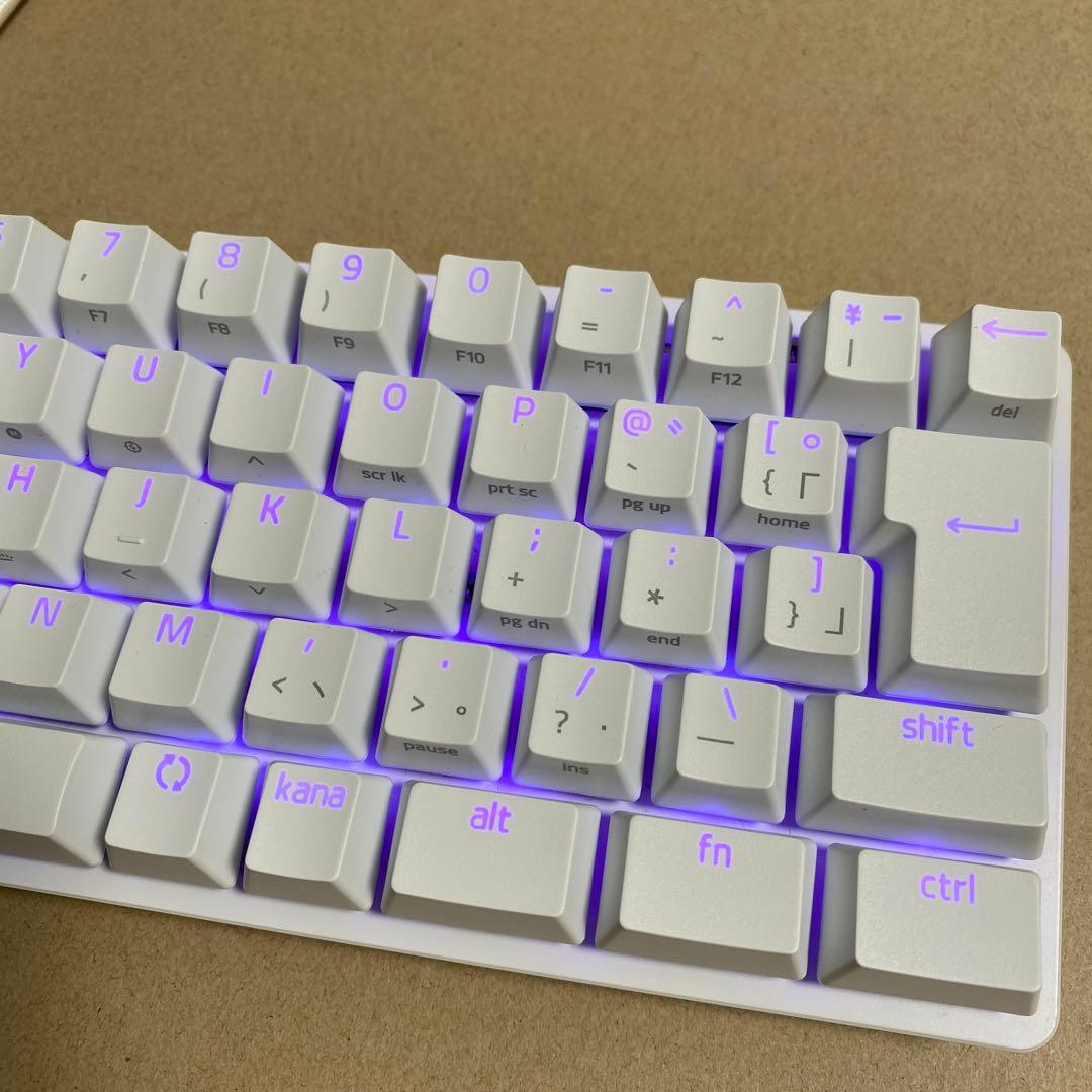 RAZER HUNTSMAN ELITE 赤軸 RAZER HUNTSMAN ELITE 日本語配列キーボード 紫軸