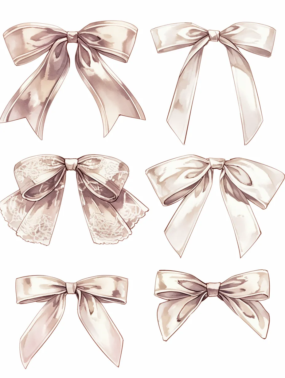 リボンの描き方をイラスト解説。簡単に使える素材・資料も紹介お絵かき図鑑