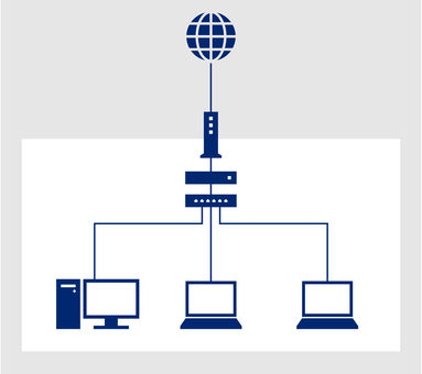 インターネット・ネットワークのアイコン04フリーのアイコンイラスト素材 icon-pit