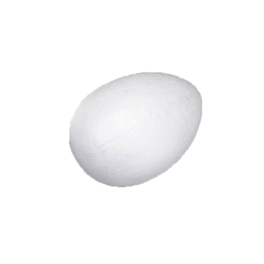 Amazon.co.jp: Mon amulette 発泡スチロール 卵型 発泡卵 モデリング DIY 手芸用 装飾高さ3cm 100個:ホビ
