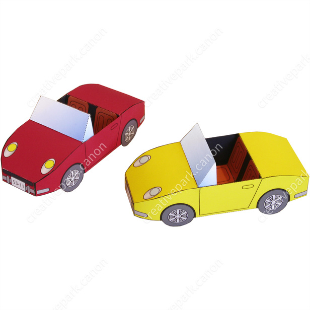 クルマのペーパークラフトでSTAY HOME。トヨタ、日産、ホンダ、スバル、マツダ、ダイハツ、シトロエン 乗用車編KURU KURA くるくら