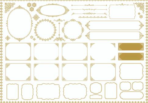 細めおしゃれフレームOKUMONO＋F