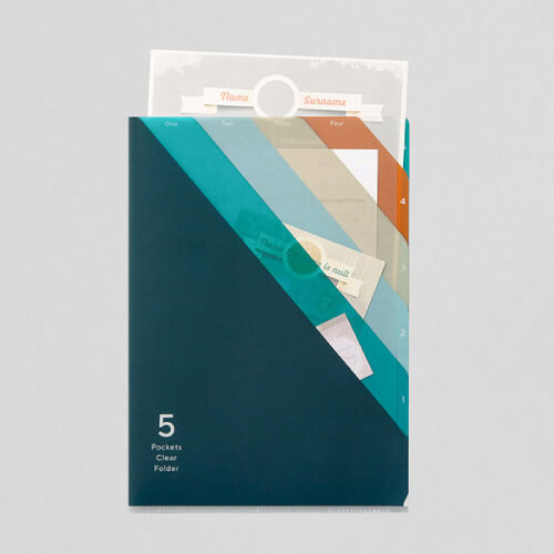 オリジナルクリアファイルの無料デザインテンプレート - ネット印刷グラフィック