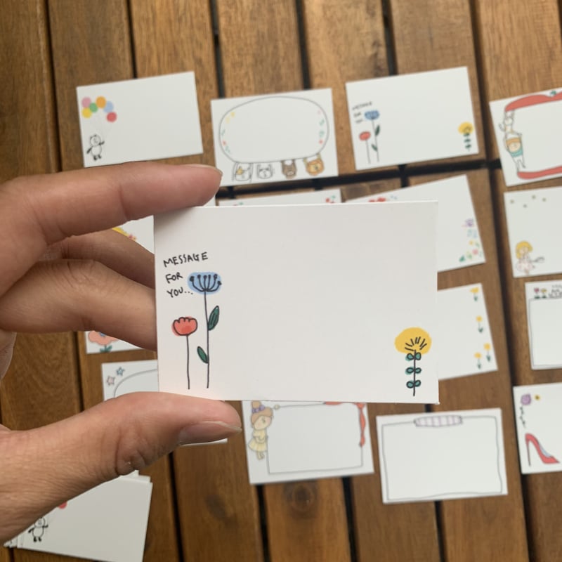 メッセージカードを工作します メッセージカード、アルバムを作成します！ココナラ