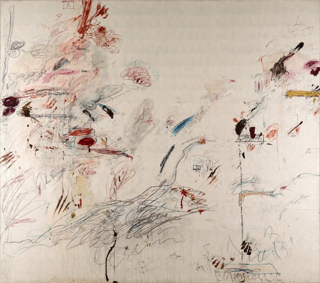超美品 サイ トゥオンブリー アートポスター 特注額装済 Cy Twombly スウェーデン限定 特注額装