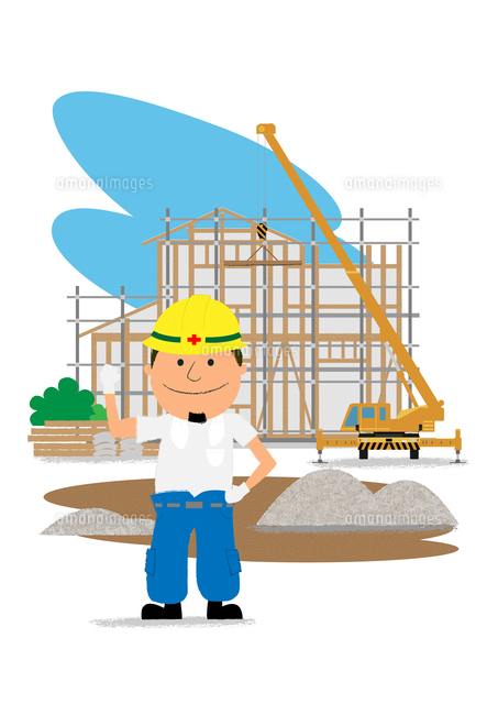 漫画の建設労働者が文書を持っているイラストイラスト素材透過、PNGフリー画像ダウンロード - Pngtree